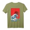 The Great Wave Japanische Kunst Anime Welle T-Shirt - Perfektes Geschenk für Japan- und Anime-Fans mit Vaporwave Stil