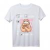Eat Sleep Anime Repeat Sloth Japan Ramen T-Shirt – Kawaii Japanisch Kultur, Otaku und Manga Geschenk für Anime-Fans