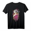 Japanisches Samurai Girl Vintage Sakura Kirschblüten Blumen T-Shirt – Japanisches Geschenk für Fans von Manga, Anime, Kimono & traditioneller Kultur