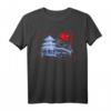 Japanischer Garten Linie Kunst Natur Architektur T-Shirt – Traditionelles japanisches Design für Anime, Manga & Kulturfans