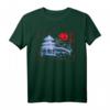 Japanischer Garten Linie Kunst Natur Architektur T-Shirt – Traditionelles japanisches Design für Anime, Manga & Kulturfans