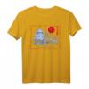 Japanischer Garten Linie Kunst Natur Architektur T-Shirt – Traditionelles japanisches Design für Anime, Manga & Kulturfans