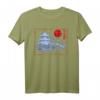 Japanischer Garten Linie Kunst Natur Architektur T-Shirt – Traditionelles japanisches Design für Anime, Manga & Kulturfans