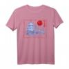 Japanischer Garten Linie Kunst Natur Architektur T-Shirt – Traditionelles japanisches Design für Anime, Manga & Kulturfans