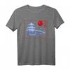 Japanischer Garten Linie Kunst Natur Architektur T-Shirt – Traditionelles japanisches Design für Anime, Manga & Kulturfans