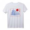 Japanischer Garten Linie Kunst Natur Architektur T-Shirt – Traditionelles japanisches Design für Anime, Manga & Kulturfans