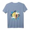 Kawaii Bunny Hase Sakura Anime T-Shirt mit Kanji und Mond – Perfektes Geschenk für Anime- und Japan-Fans