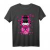 Kawaii Kokeshi Geisha T-Shirt mit Japanischen Kirschblüten – Traditionelles Kimono Design, Perfekt für Anime- und Japan-Fans