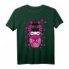 Kawaii Kokeshi Geisha T-Shirt mit Japanischen Kirschblüten – Traditionelles Kimono Design, Perfekt für Anime- und Japan-Fans