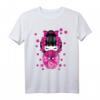 Kawaii Kokeshi Geisha T-Shirt mit Japanischen Kirschblüten – Traditionelles Kimono Design, Perfekt für Anime- und Japan-Fans