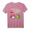 Japanisches Anime Kawaii Sushi T-Shirt für Männer, Frauen & Kinder – Süße Kawaii Kleidung und Accessoires