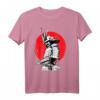 Samurai Schwertkämpfer T-Shirt mit Bushido Code - Japanisches Kalligrafie Design für Kampfkunst- und Japan-Fans