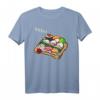 Japanischer Anime Kawaii Sushi Teller T-Shirt – Süßes Kawaii Sushi Design für Männer, Frauen und Kinder, perfekt für Anime- und Sushi-Fans