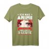 Ich Mag Anime Und Vielleicht 3 Leute - Lustiges Otaku T-Shirt für Manga & Anime Fans, Geschenkidee für Freunde & Familie