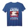 Ich Mag Anime Und Vielleicht 3 Leute - Lustiges Otaku T-Shirt für Manga & Anime Fans, Geschenkidee für Freunde & Familie