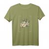 Japanese Aesthetic Vaporwave Nature Flower Glitch Anime T-Shirt – Streetwear im 90er Stil für Anime-, Japan- und Vaporwave-Fans
