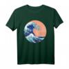 Great Wave Off Kanagawa Japanisches Kunst T-Shirt - Ikonische Wellenmalerei in lebendigen Farben für Kunstliebhaber