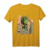 Japanischer Kaiju Lauch Porree Brokkoli Anime T-Shirt – Klassisch geschnitten, doppelt genähter Saum, perfekt für Anime- und Kaiju-Fans