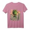 Japanischer Kaiju Lauch Porree Brokkoli Anime T-Shirt – Klassisch geschnitten, doppelt genähter Saum, perfekt für Anime- und Kaiju-Fans