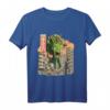 Japanischer Kaiju Lauch Porree Brokkoli Anime T-Shirt – Klassisch geschnitten, doppelt genähter Saum, perfekt für Anime- und Kaiju-Fans