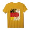 Japan Deutschland Flagge T-Shirt für Damen, Herren & Kinder - Klassisch geschnitten, doppelt genähter Saum