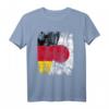 Japan Deutschland Flagge T-Shirt für Damen, Herren & Kinder - Klassisch geschnitten, doppelt genähter Saum