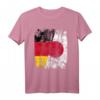 Japan Deutschland Flagge T-Shirt für Damen, Herren & Kinder - Klassisch geschnitten, doppelt genähter Saum