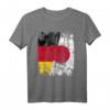 Japan Deutschland Flagge T-Shirt für Damen, Herren & Kinder - Klassisch geschnitten, doppelt genähter Saum