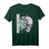 Pastellblume Ästhetisches Kunst T-Shirt mit japanischem Totenkopf - Vaporwave Design, Geschenkidee für Kunst- und Designliebhaber
