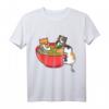 Japanische Ramen Nudeln Anime Katze T-Shirt - Lustiges Manga-Design für Otaku, Japan Fans & Katzenliebhaber