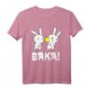Baka Spruch Hasen Ohrfeige Geschenk für Japan Freunde T-Shirt – Lustiges Anime und Manga Motiv für Fans