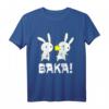Baka Spruch Hasen Ohrfeige Geschenk für Japan Freunde T-Shirt – Lustiges Anime und Manga Motiv für Fans