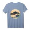 Japanisches Mount Fujiyama T-Shirt Fuji Berg – Perfektes Geschenk für Japan-Fans, Kultur- und Sprachliebhaber