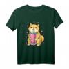 Japanisches Shiba Inu Boba Tee T-Shirt – Niedliches Hundeliebhaber Shirt für Tier- und Bubble Tea Fans