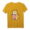 Japanisches Shiba Inu Boba Tee T-Shirt – Niedliches Hundeliebhaber Shirt für Tier- und Bubble Tea Fans