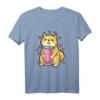 Japanisches Shiba Inu Boba Tee T-Shirt – Niedliches Hundeliebhaber Shirt für Tier- und Bubble Tea Fans
