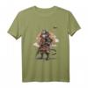 Samurai Katze Ninja T-Shirt – Japanischer Krieger für Männer, Frauen & Kinder, perfektes Geschenk für Tier- und Katzenliebhaber