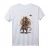 Samurai Katze Ninja T-Shirt – Japanischer Krieger für Männer, Frauen & Kinder, perfektes Geschenk für Tier- und Katzenliebhaber