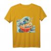 Ramen Instant Vintage Damen Chibi Manga Nudelsuppe Kanji T-Shirt – Kawaii Japanischer Style für Anime- und Nudelsuppen-Fans