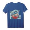 Ramen Instant Vintage Damen Chibi Manga Nudelsuppe Kanji T-Shirt – Kawaii Japanischer Style für Anime- und Nudelsuppen-Fans