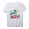 Ramen Instant Vintage Damen Chibi Manga Nudelsuppe Kanji T-Shirt – Kawaii Japanischer Style für Anime- und Nudelsuppen-Fans