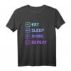 Eat Sleep Anime Repeat Otaku Weeb Geschenk Japan T-Shirt – Lustiges Anime & Manga T-Shirt für Fans, Cosplayer & Japanliebhaber zum Geburtstag & Weihnachten
