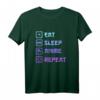 Eat Sleep Anime Repeat Otaku Weeb Geschenk Japan T-Shirt – Lustiges Anime & Manga T-Shirt für Fans, Cosplayer & Japanliebhaber zum Geburtstag & Weihnachten