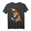 Koi Karpfen Fisch T-Shirt mit japanischem Glückssymbol – Geschenk für Fischliebhaber, Angler, Aquarianer und Teichbesitzer zu Weihnachten, Geburtstag & Jubiläum