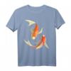 Koi Karpfen Fisch T-Shirt mit japanischem Glückssymbol – Geschenk für Fischliebhaber, Angler, Aquarianer und Teichbesitzer zu Weihnachten, Geburtstag & Jubiläum