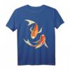 Koi Karpfen Fisch T-Shirt mit japanischem Glückssymbol – Geschenk für Fischliebhaber, Angler, Aquarianer und Teichbesitzer zu Weihnachten, Geburtstag & Jubiläum
