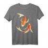 Koi Karpfen Fisch T-Shirt mit japanischem Glückssymbol – Geschenk für Fischliebhaber, Angler, Aquarianer und Teichbesitzer zu Weihnachten, Geburtstag & Jubiläum