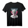 Vaporwave Cyborg Medusa Statue Ästhetisches Otaku T-Shirt - Japanischer Retro-Stil, Futurismus & Mythologie für Anime- und Kunstfans