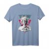 Vaporwave Cyborg Medusa Statue Ästhetisches Otaku T-Shirt - Japanischer Retro-Stil, Futurismus & Mythologie für Anime- und Kunstfans