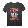 Bubble Tea Boba K-POP Music Lover T-Shirt - Anime, Matcha und Manga inspiriert, perfekt für Foodie, Fans & Geschenke bei Geburtstag & Weihnachten